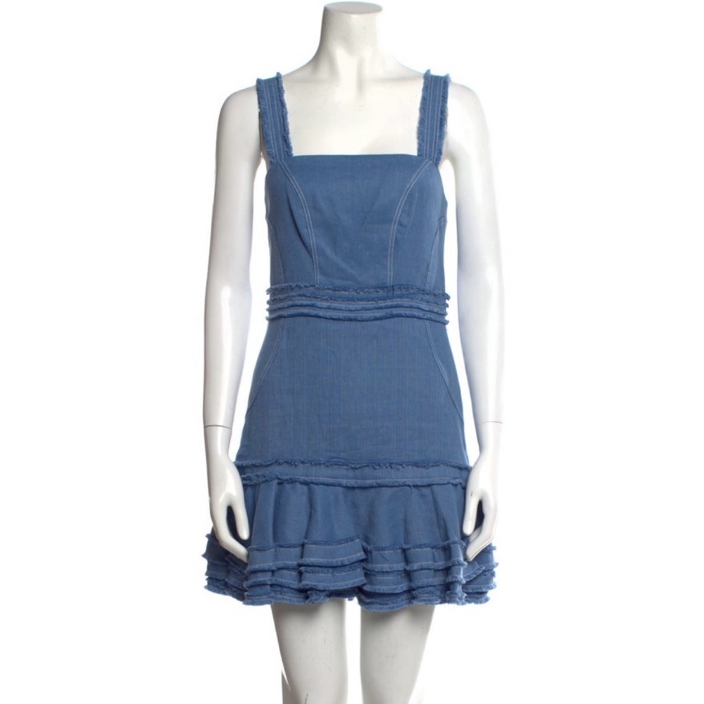 Alexis square neckline mini dress